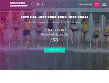 Tablet Screenshot of bikramyogasg.com